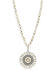Montana Silversmiths Women's Early Morning Silver Dollar Necklace, No Color, hi-res