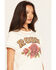 Image #2 - Rodeo Quincy X Boot Barn Women's Rodeo Rose Short Sleeve Graphic T-Shirt, Cream, hi-res