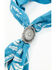 Image #3 - Idyllwind Women's Bessie Antique Silver Bandana Necklace , Blue, hi-res