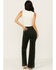 Image #3 - Rolla's Women's High Rise Eastcoast Corduroy Stretch Flare Jeans, Dark Green, hi-res
