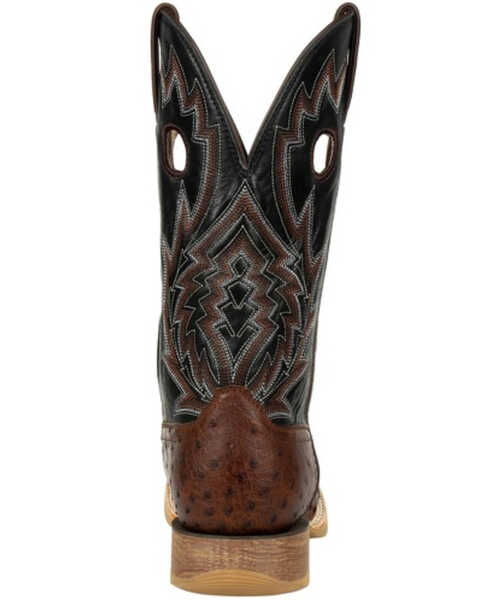 Durango Men's Rebel Pro Ostrich Western Boots - Square Toe, Black, hi-res