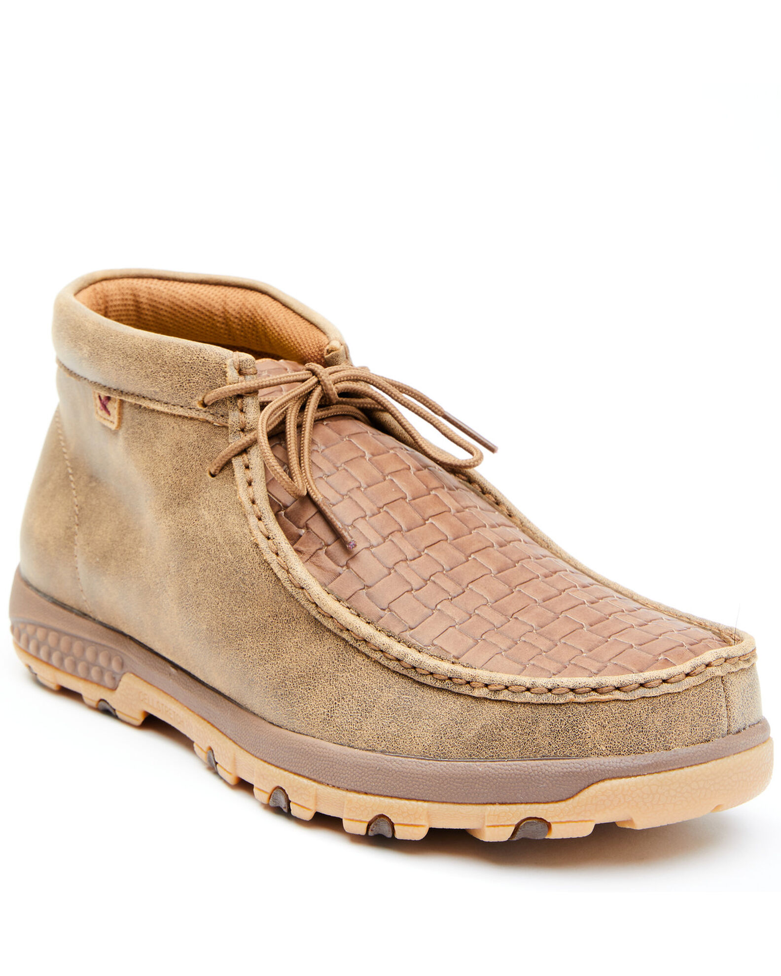 Twisted X Men s Weave Print Chukka Shoes Moc Toe