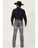 Image #3 - Rock & Roll Denim Men's Double Barrel Medium Wash Relaxed Bootcut Denim Jeans, Medium Wash, hi-res