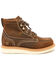 Image #4 - Hawx Men's 6" Grade Work Boots - Moc Toe, Distressed Brown, hi-res