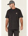 Image #1 - Carhartt Men's Loose Fit Heavyweight Logo Pocket Work T-Shirt, Charcoal Grey, hi-res