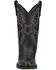 Image #4 - Smoky Mountain Little Girls' Sierra Western Boots - Snip Toe, Black, hi-res