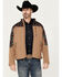 Image #1 - Hooey Men's Southwestern Print Softshell Jacket, Tan, hi-res