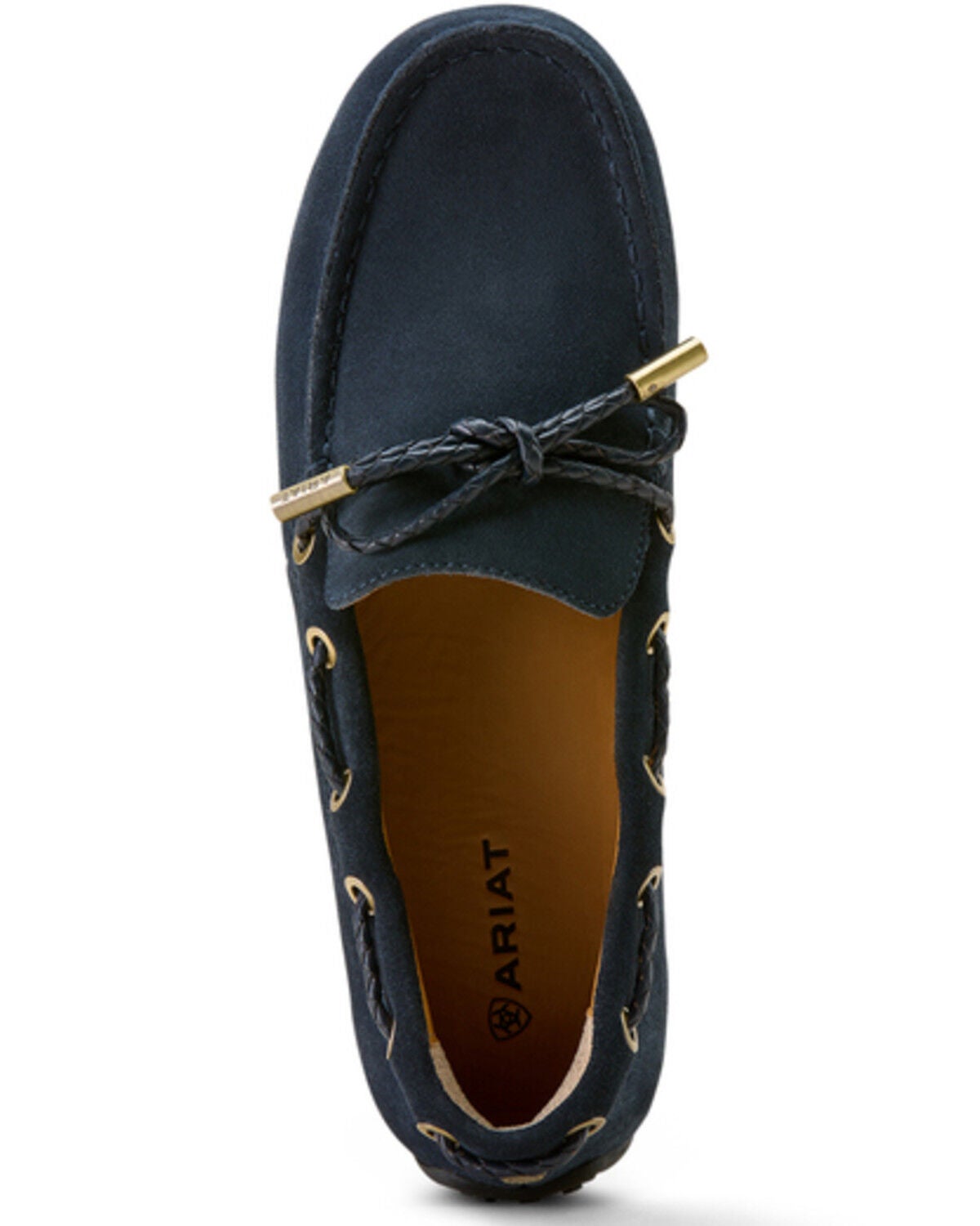 Image #4 - Ariat Women's Margot Suede Driving Moccasins, Navy, hi-res