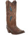 Image #1 - Laredo Women's Flutterby Western Boots - Snip Toe, Brown, hi-res