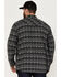 Image #4 - Moonshine Spirit&reg; Men's Southwestern Long Sleeve Flannel Western Shirt, Grey, hi-res