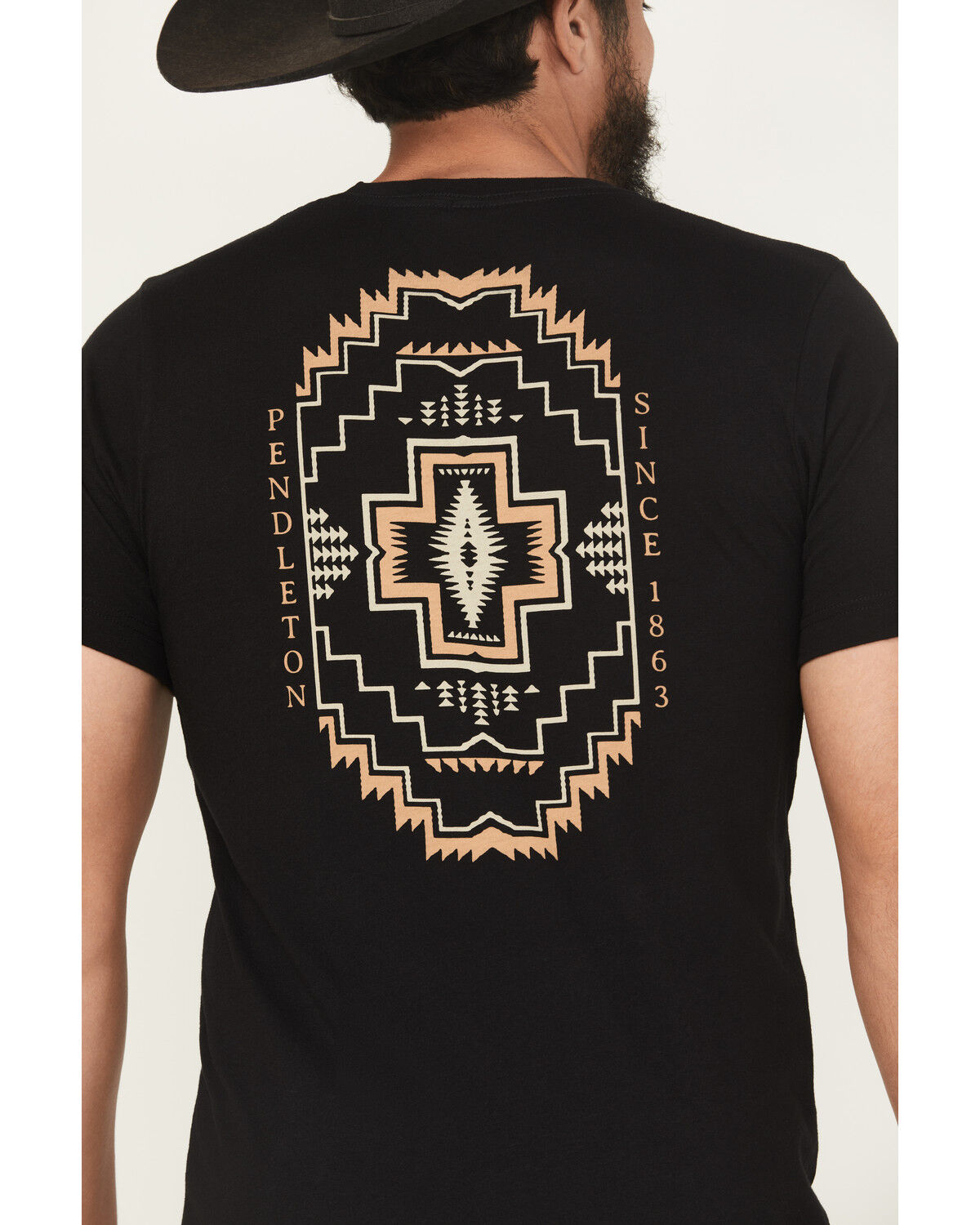 Image #4 - Pendleton Men's Icon Harding Short Sleeve Graphic T-Shirt, Black, hi-res