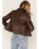 Image #4 - Cleo + Wolf Women's Faux Leather Moto Jacket, Brown, hi-res