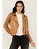 Image #2 - Idyllwind Women's Yorkshire Studded And Embroidered Moto Jacket, Tan, hi-res
