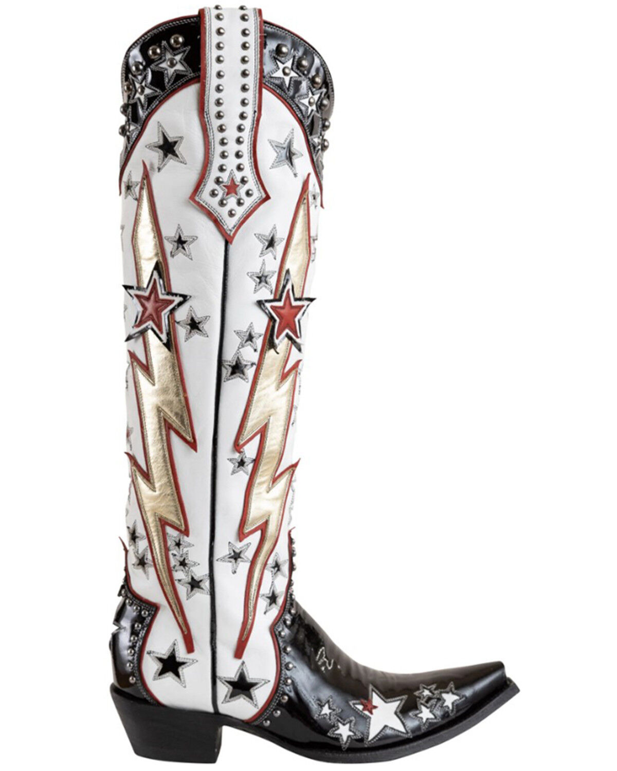 Image #2 - Double D Ranch Women's Zamm Tall Western Boots - Snip Toe, Black, hi-res