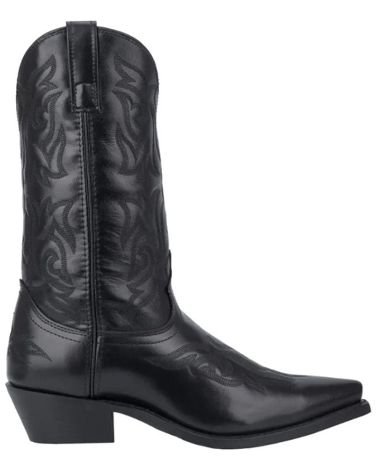 Image #3 - Laredo Men's Hawk Western Boots - Snip Toe, Black, hi-res