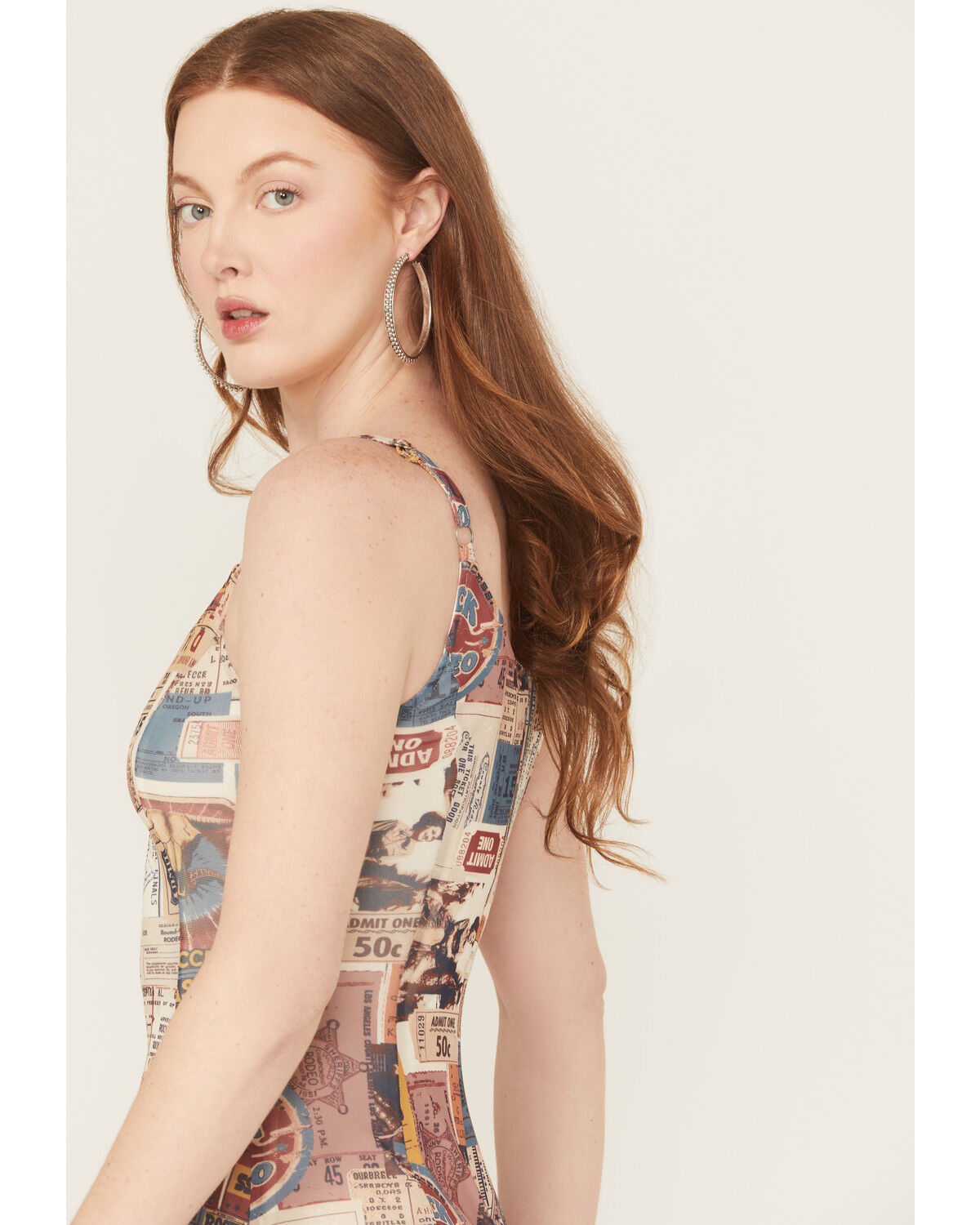 Image #2 - Idyllwind Women's Rodeo Ticket Sleeveless Mesh Mini Dress, Cream, hi-res
