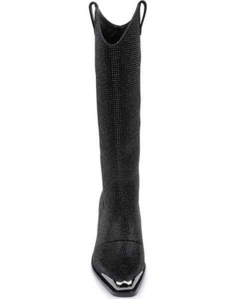 Image #4 - DanielXDiamond Women's North Jewel Cave Western Boots - Snip Toe, Black, hi-res