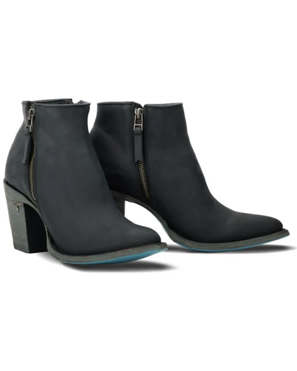 Image #1 - Lane Women's Charlie Booties - Round Toe, Black, hi-res