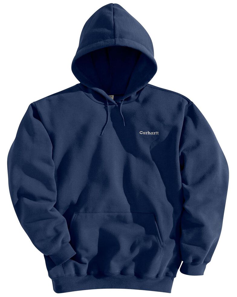 Carhartt Hooded Sweatshirt - Big & Tall, Navy, hi-res