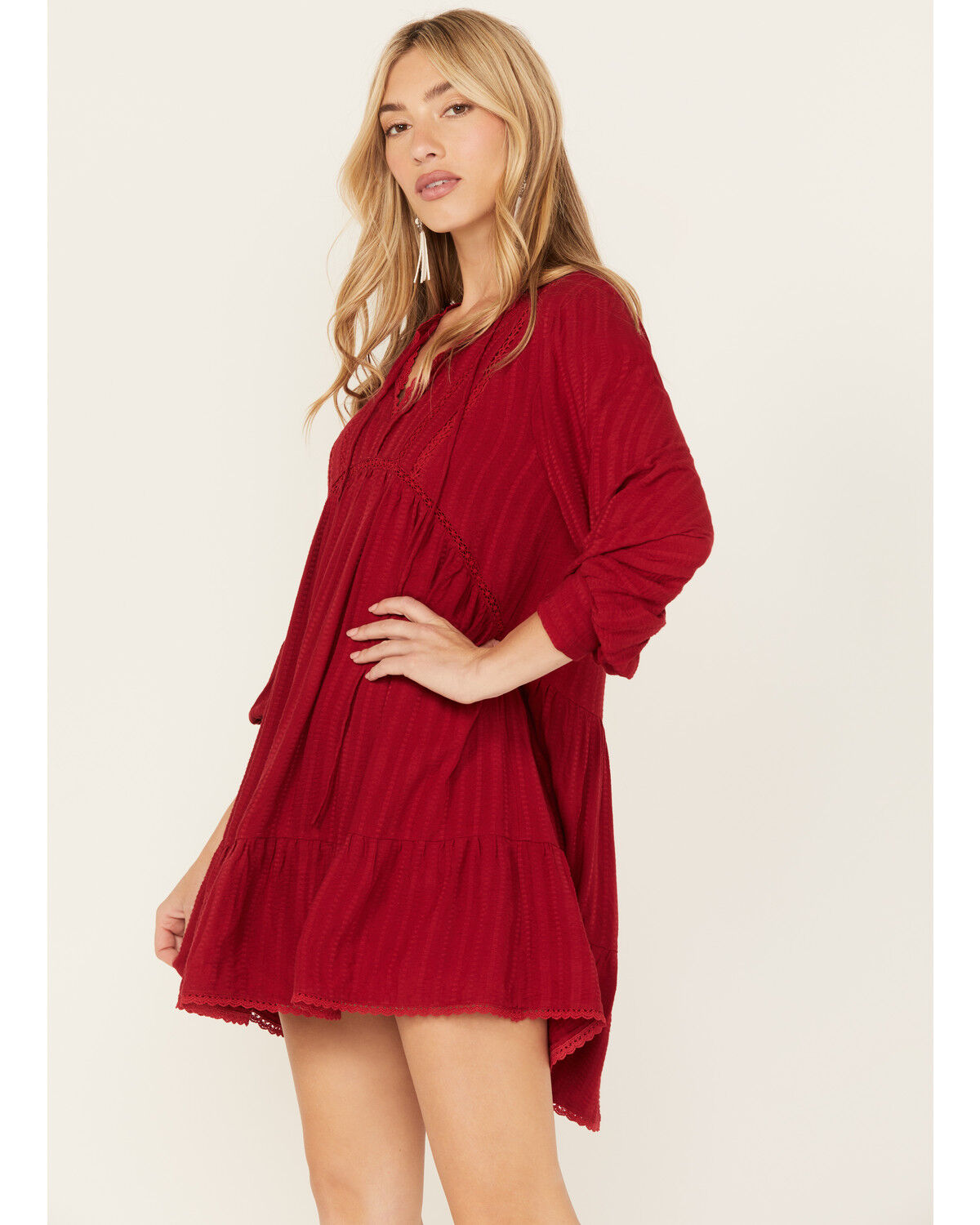 Image #2 - Yura Women's Long Sleeve Peasant Dress, , hi-res
