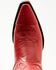 Image #6 - Planet Cowboy Women's It's All Red To Me Leather Western Boot - Snip Toe , Red, hi-res