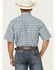 Image #4 - Cinch Men's Plaid Print Short Sleeve Button-Down Western Shirt, Cream, hi-res
