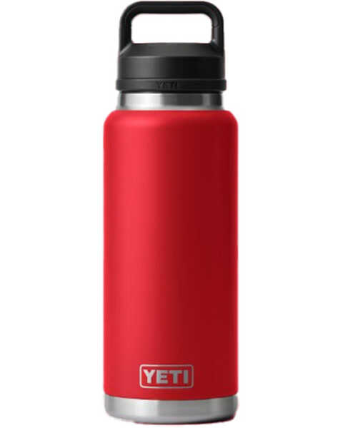 Yeti Rambler® 36oz Water Bottle with Chug Cap , Red, hi-res