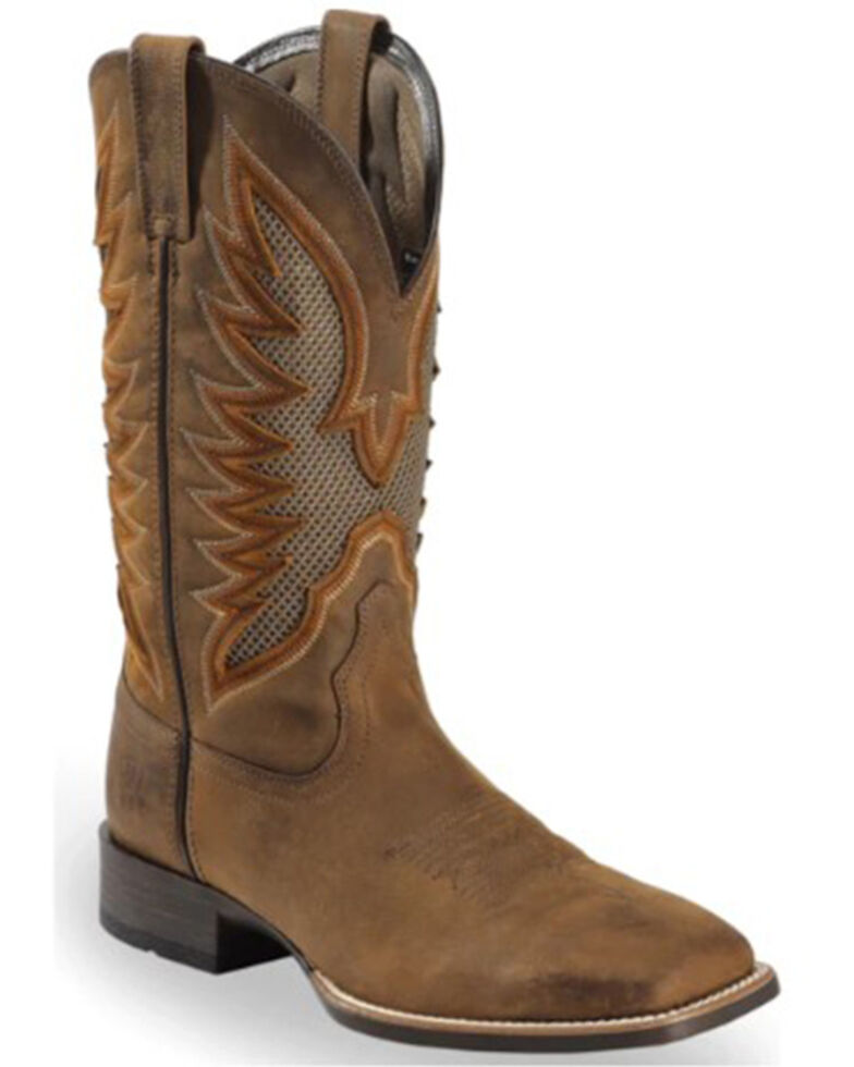 Ariat Men's VentTEK Ultra Quickdraw Cowboy Boots - Square Toe, Brown, hi-res