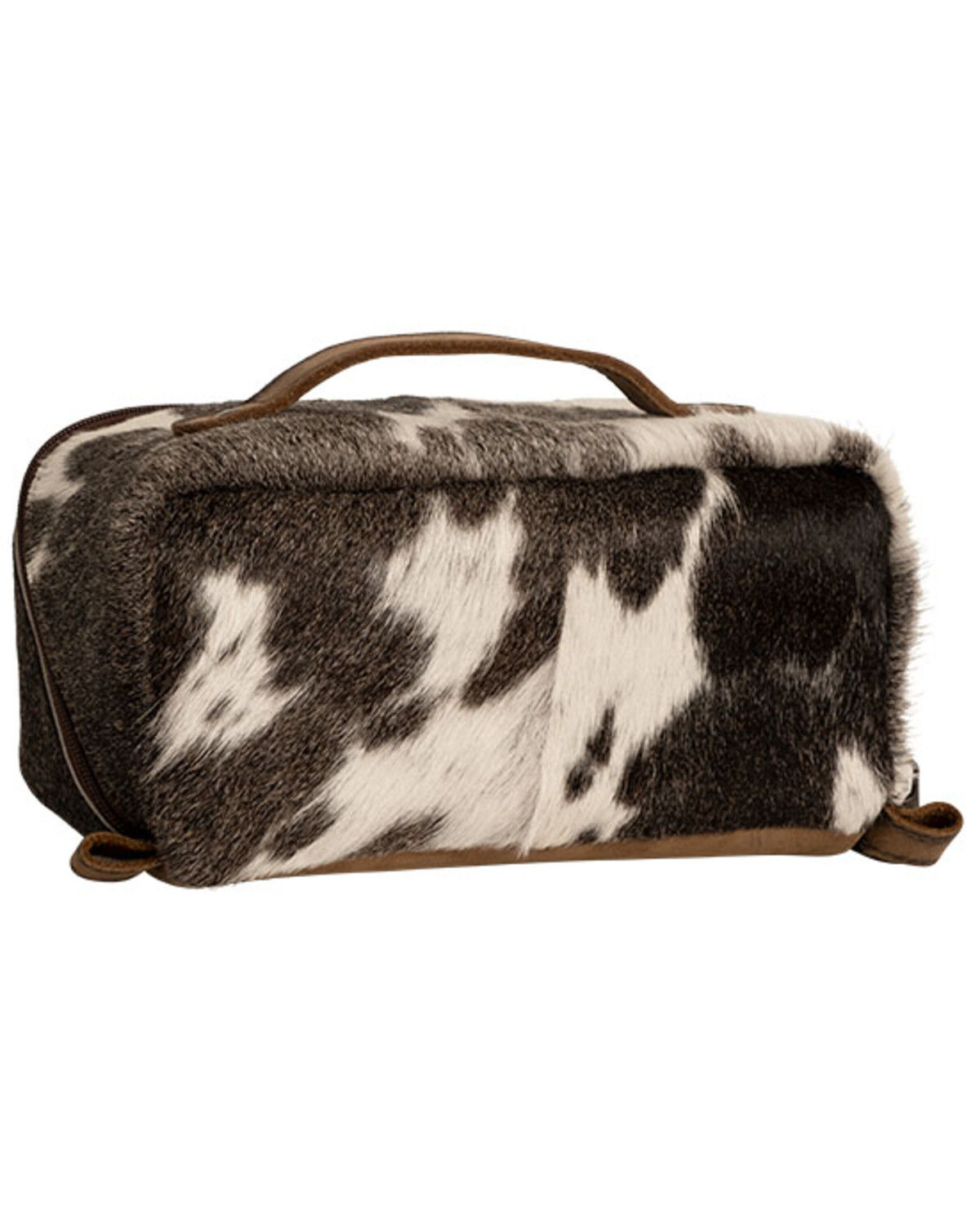 Image #4 - STS Ranchwear by Carroll Women's Cowhide Elise Makeup Bag, Tan, hi-res