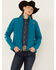 Image #1 - Ariat Women's Team Logo Softshell Jacket, Turquoise, hi-res