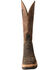 Twisted X Men's Lite Western Work Lite Caiman Print Boots - Broad Square Toe, Brown, hi-res
