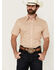 Image #1 - Cody James Men's Gold Coast Geo Print Short Sleeve Button-Down Stretch Western Shirt - Tall, Gold, hi-res
