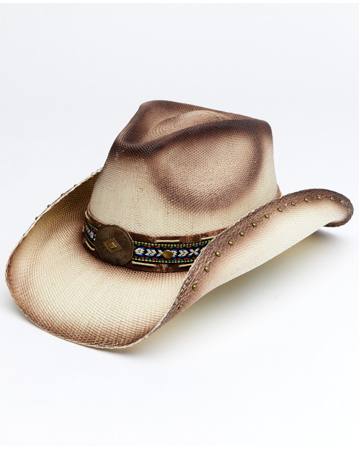 Tan Topaz Toyo Straw Western Hat 