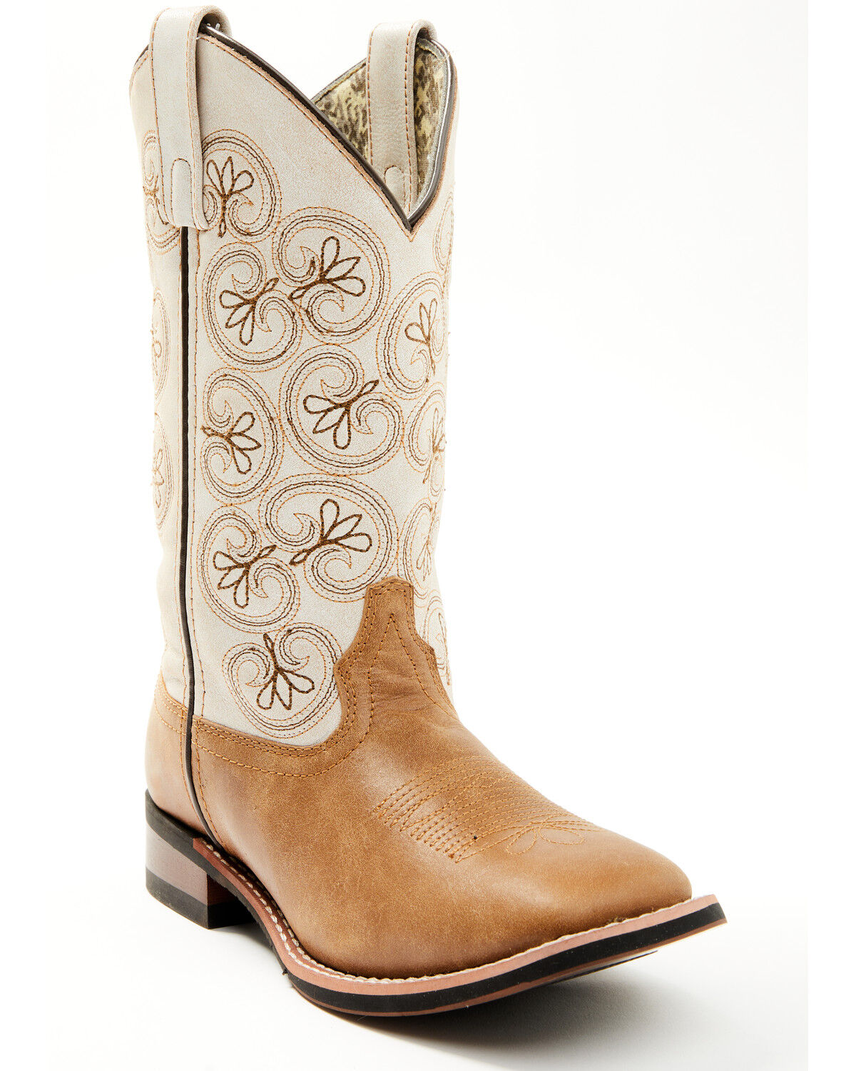 Image #1 - Laredo Women's Erika Western Boots - Broad Square Toe, Camel, hi-res