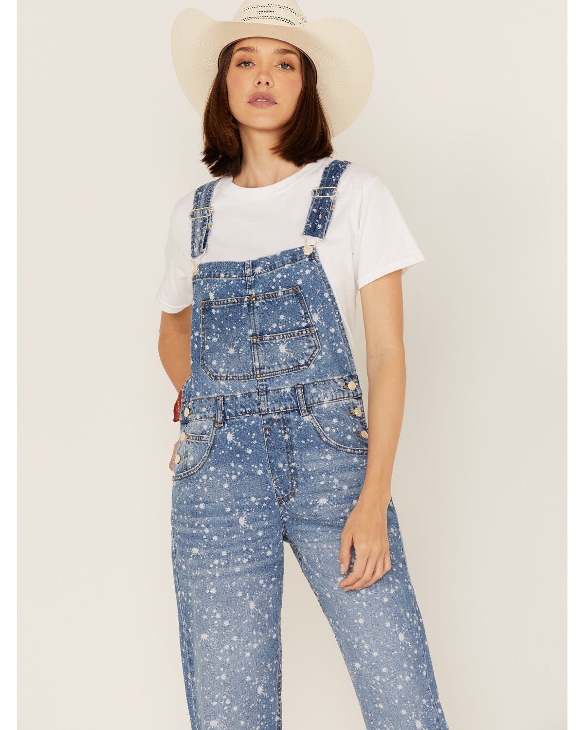 Free People Women's Ziggy Denim Overalls