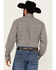 Image #4 - Cinch Men's Geo Print Long Sleeve Button-Down Western Shirt, Peach, hi-res