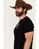 Image #3 - Moonshine Spirit&reg; Men's Eagle Skull Mexico Short Sleeve Graphic T-Shirt, Black, hi-res