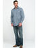 Image #6 - Rough Stock By Panhandle Men's Langunita Vintage Print Long Sleeve Western Shirt, Grey, hi-res