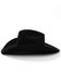 Image #3 - Serratelli Men's 20X Abilene Black Self Buckle Band Fur-Felt Western Hat , Black, hi-res