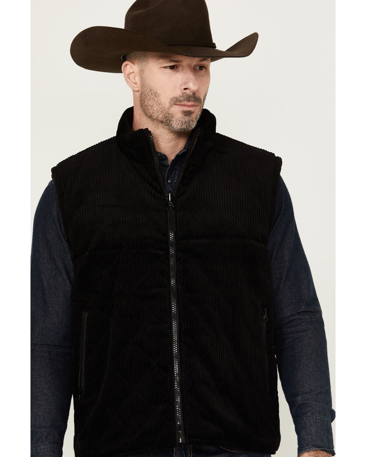 Image #2 - Resistol Men's Matthew Reversible Vest, , hi-res