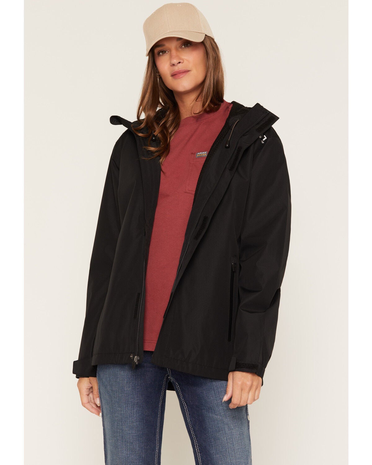 Image #1 - Ariat Women's Stormshell H2O Work Jacket, Black, hi-res