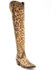 Image #1 - Liberty Black Women's Allyssa Leopard Print Western Boots - Round Toe, Tan, hi-res