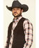 Image #6 - Roper Men's Suede Buckle Tie Vest, Brown, hi-res