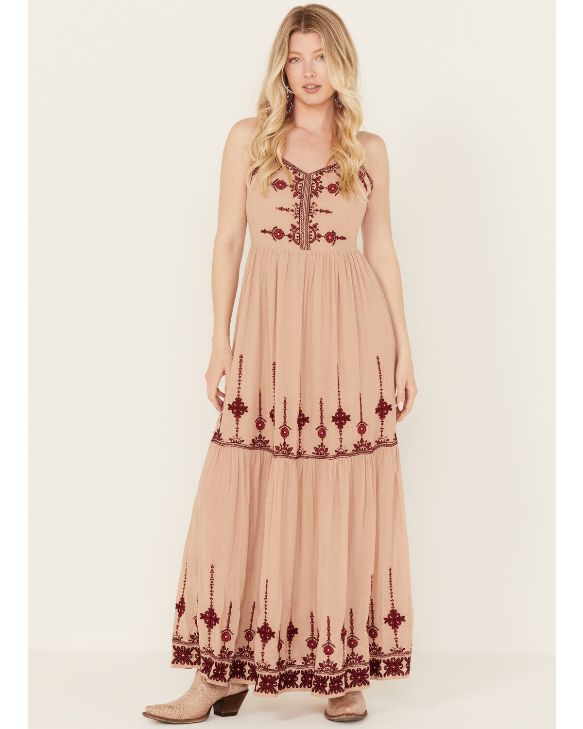 Image #2 - Idyllwind Women's Belladonna Embroidered Maxi Dress, , hi-res