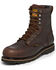  Justin Men's Miner Waterproof Insulated Lace-Up Work Boots - Composite Toe, Brown, hi-res