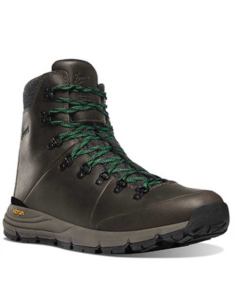 Image #1 - Danner Men's Arctic 600 Hiker Boots - Soft Toe, Dark Brown, hi-res