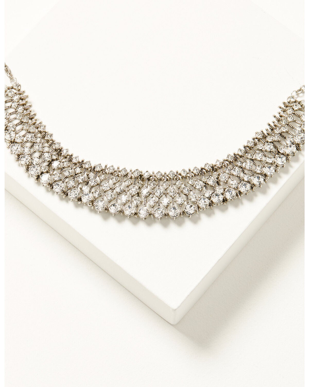 Shyanne Women's Bridal Statement Necklace, Silver, hi-res