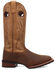 Image #2 - Laredo Men's Cullen Western Boots - Broad Square Toe, Brown, hi-res
