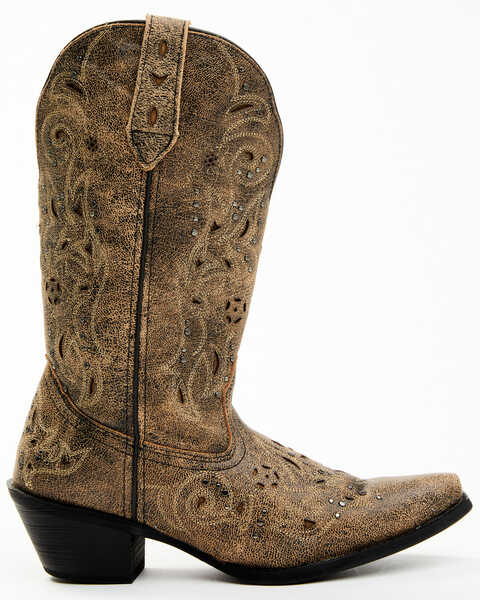 Image #3 - Laredo Women's Scandalous Western Boots - Snip Toe , Brown, hi-res