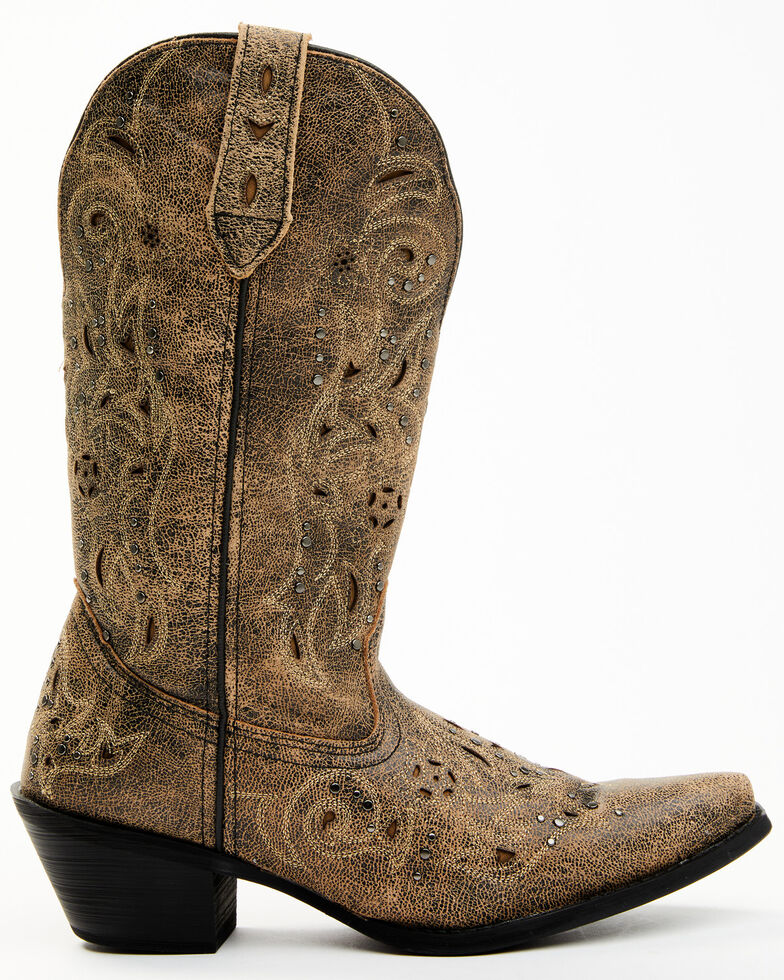 Laredo Scandalous Cowgirl Boots - Snip Toe , Black, hi-res